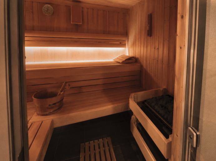 Sauna Gespräch