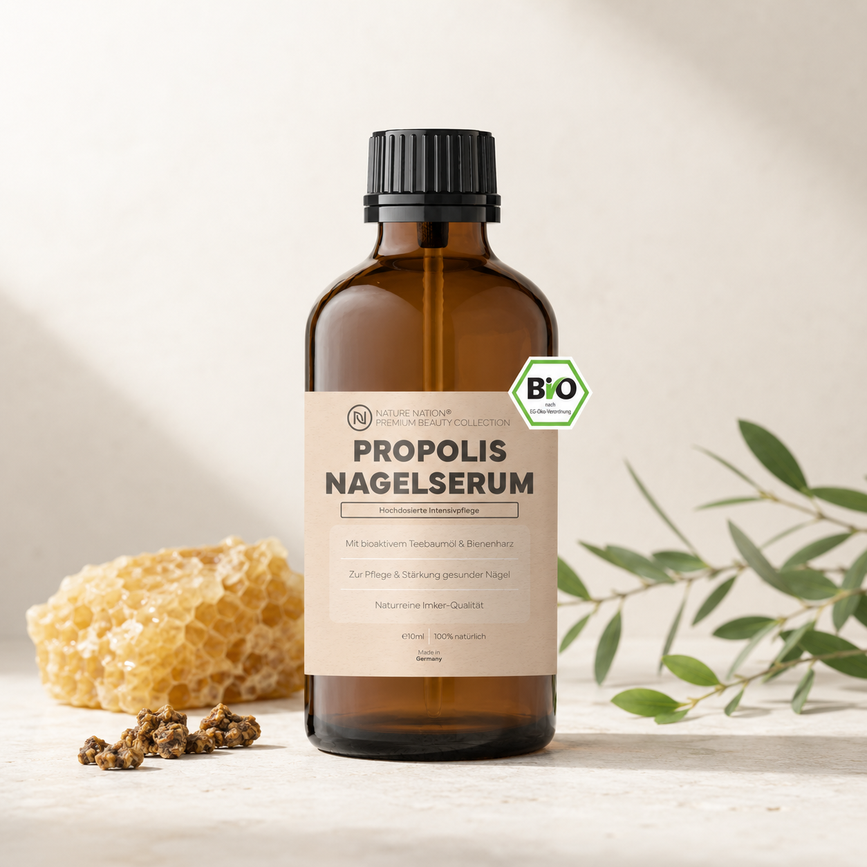 NatureNation Propolis Nagelserum Flasche